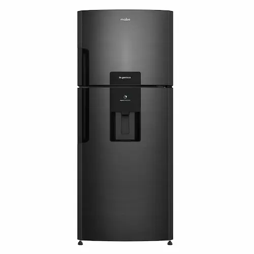 Refrigeradora No Frost 432 L Netos Black Steel Mabe