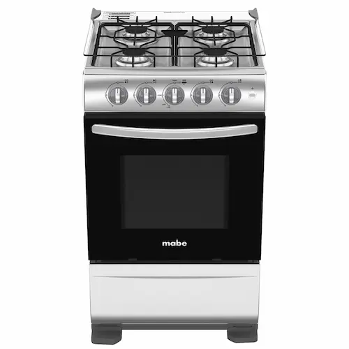 Cocina de Piso a Gas 52 cm Inox Mabe