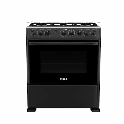 Cocina de Piso a Gas 76 cm Negro