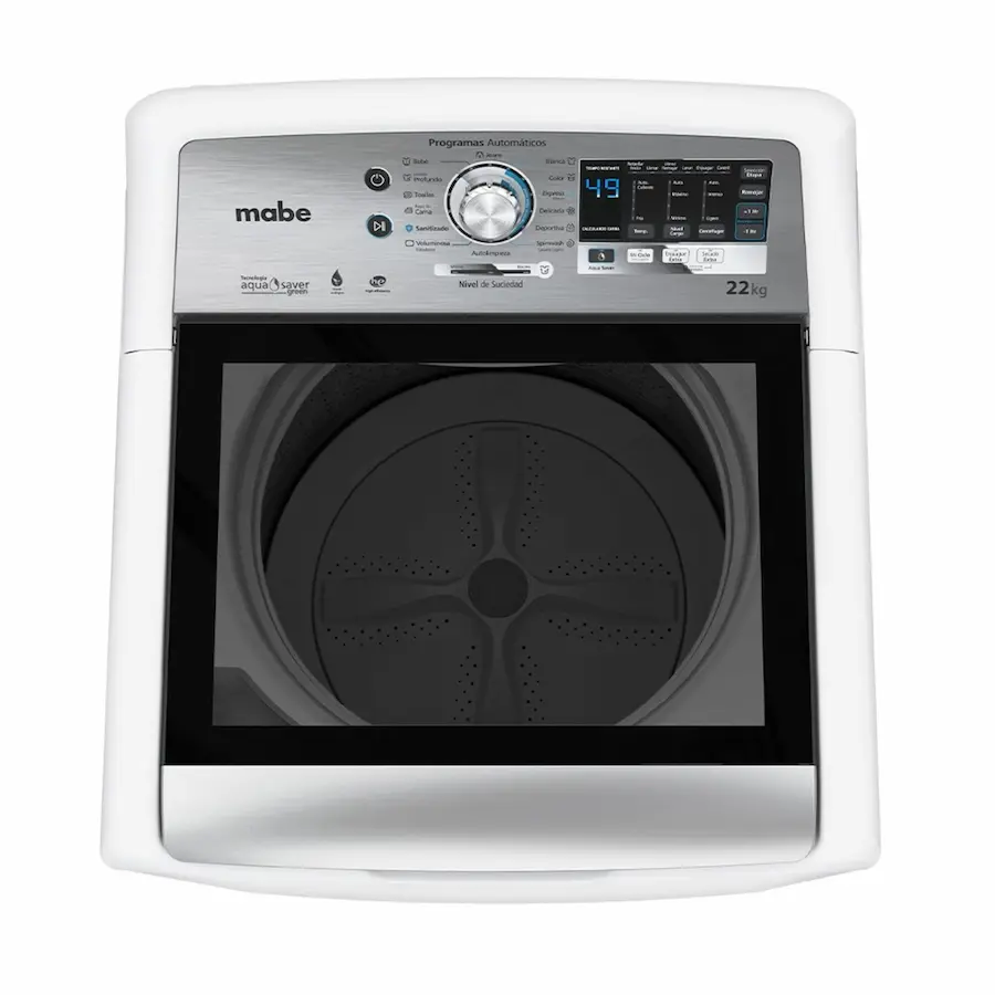Lavadora Aqua Saver Green Automática 22 kg Blanca