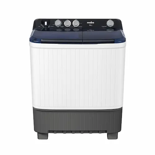 Lavadora Dos Tinas Semiautomática 16 Kg Blanca Mabe