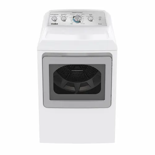 Secadora a gas de 7.2 cuft blanca mabe