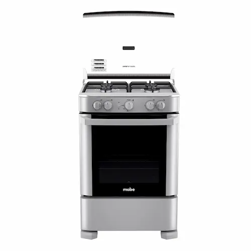 Cocina de Piso a Gas 60 cm Silver