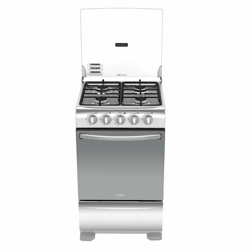 Cocina de piso a gas de 52 cm inox