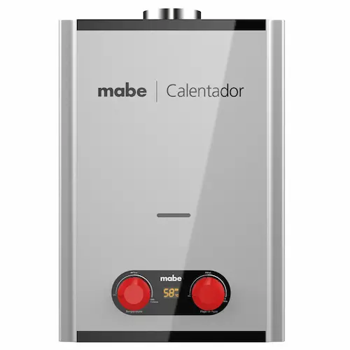Calentador Instantáneo de Gas Natural 1 Servicio 6 L Gris Mabe