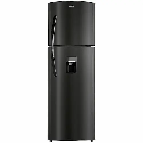 Refrigeradora convencional de 302L netos grafito mabe