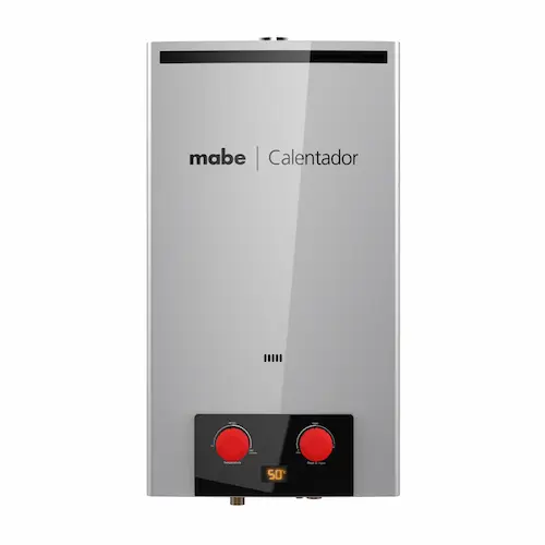 calentador de paso tiro natural