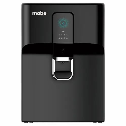 purificador de mesa de color negro