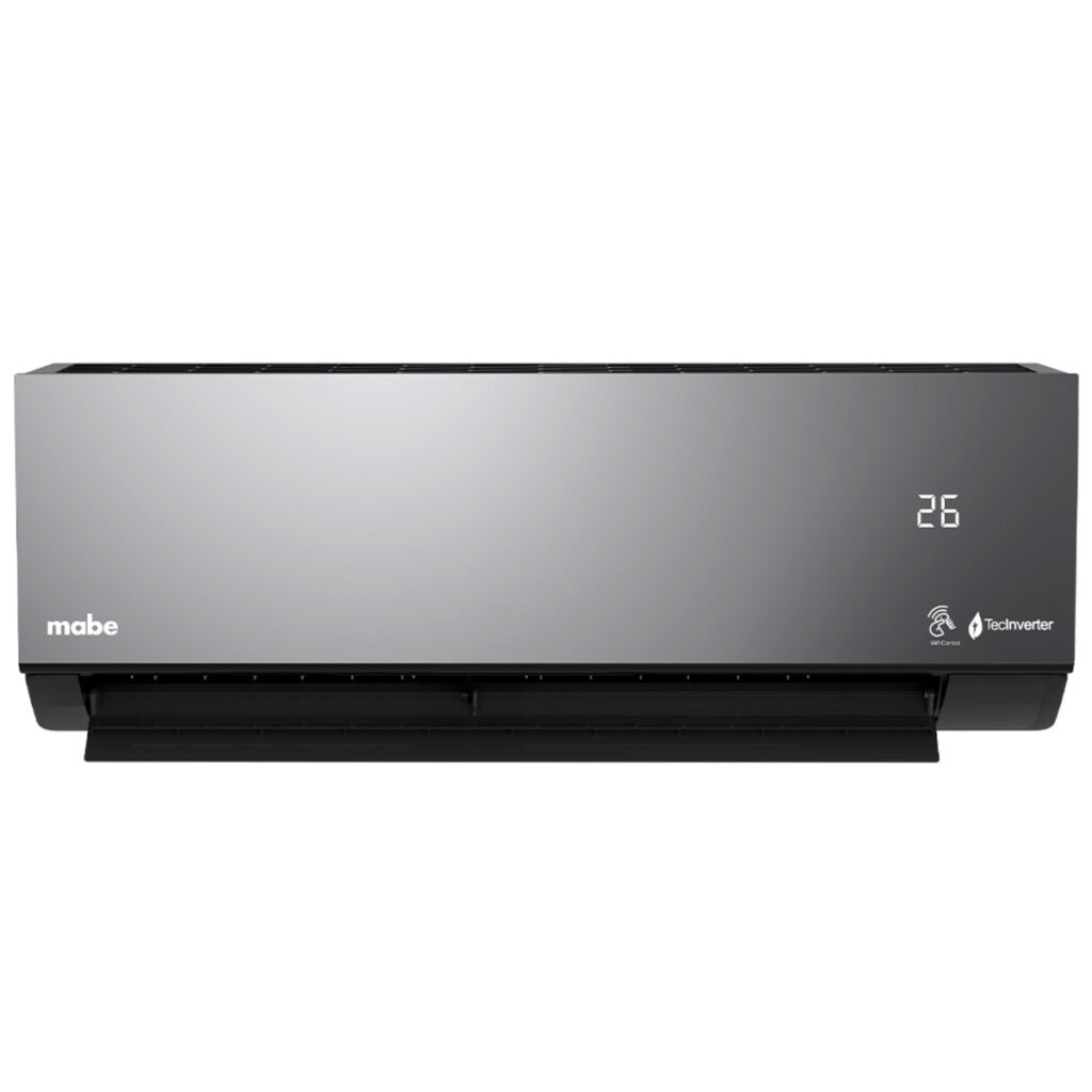 Aire Acondicionado Mini Split Inverter de color negro