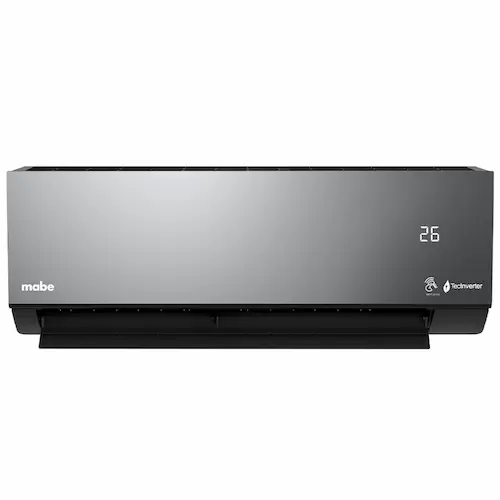 Aire Acondicionado Mini Split Inverter color negro