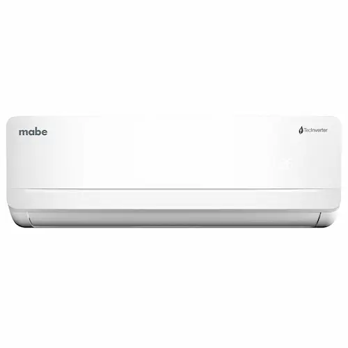 aire acondicionado mini split inverter de color blanco