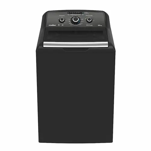 lavadora automatica infusor de color negro