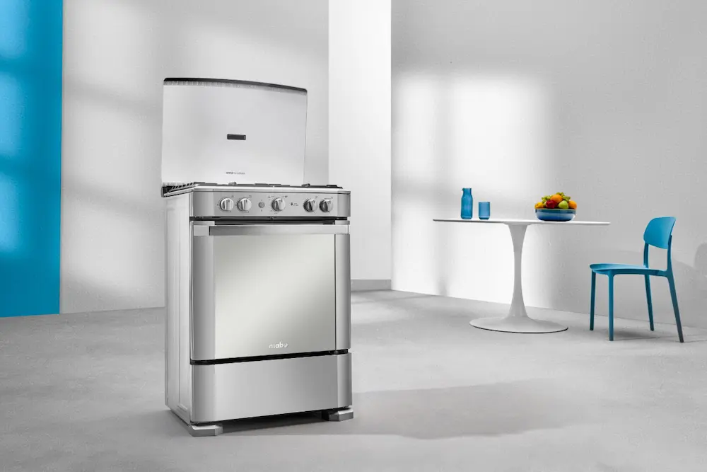 cocina de acero inoxidable